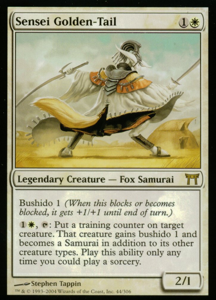 Sensei Golden-Tail (Champions of Kamigawa) Medium Play