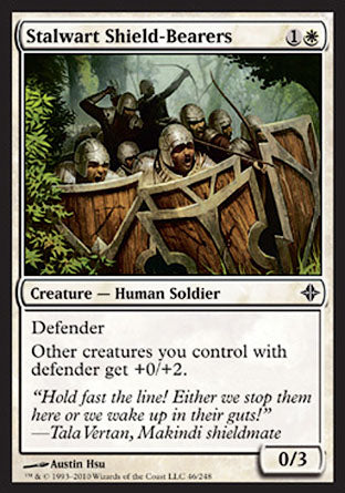 Stalwart Shield-Bearers (Rise of the Eldrazi) Near Mint