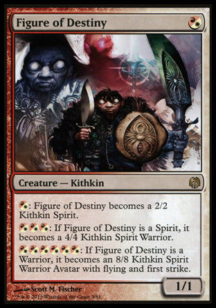 Figure of Destiny (Duel Decks: Heroes vs Monsters) Heavy Play