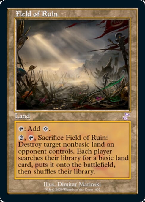 Field of Ruin (Time Spiral Remastered) Near Mint Foil