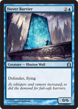 Hover Barrier (Return to Ravnica) Medium Play Foil