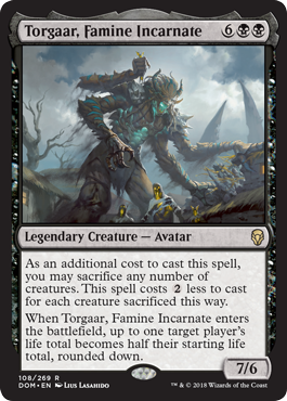 Torgaar, Famine Incarnate (Dominaria) Medium Play
