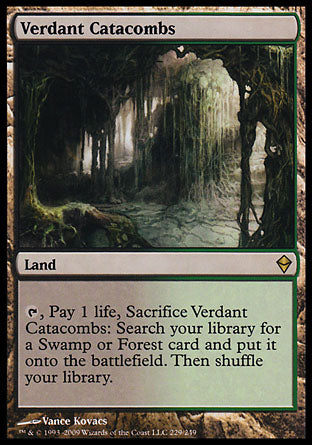 Verdant Catacombs (Zendikar) Light Play