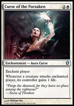 Curse of the Forsaken (Commander 2013 Edition) Light Play