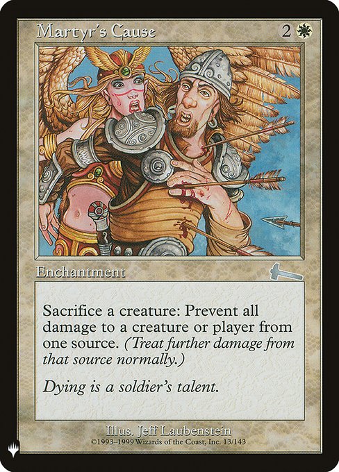 Martyr's Cause (Mystery Booster) Near Mint
