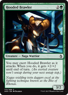 Hooded Brawler (Amonkhet) Near Mint