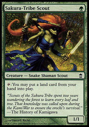 Sakura-Tribe Scout (Saviors of Kamigawa) Medium Play