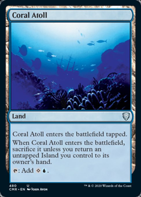 Coral Atoll (Commander 2020 Commander Legends) Near Mint