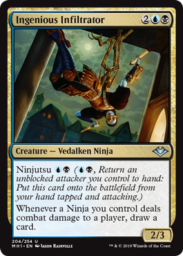 Ingenious Infiltrator (Modern Horizons) Light Play Foil
