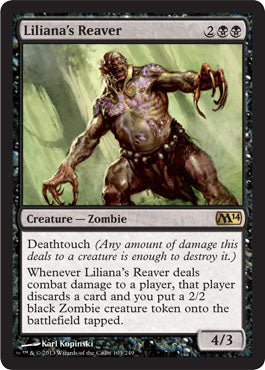 Liliana's Reaver (Magic 2014 Core Set) Light Play Foil