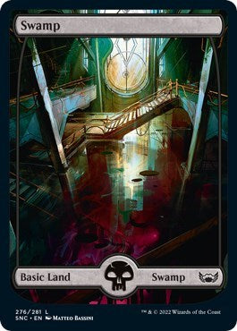 Swamp (276) (Streets of New Capenna) Near Mint Foil