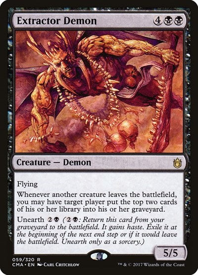 Extractor Demon (Commander Anthology) Light Play