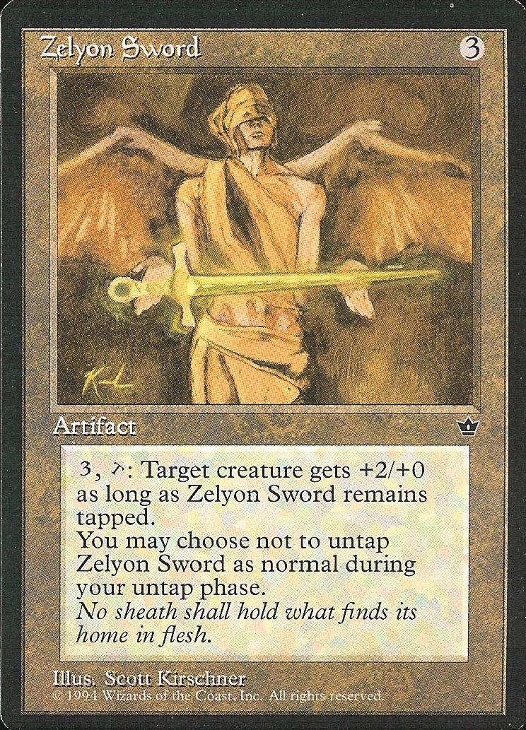 Zelyon Sword (Fallen Empires) Heavy Play