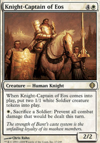 Knight-Captain of Eos (Shards of Alara) Light Play Foil