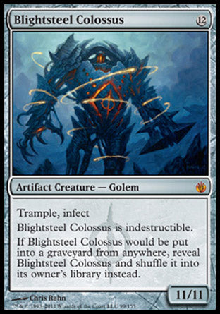 Blightsteel Colossus (Mirrodin Besieged) Medium Play