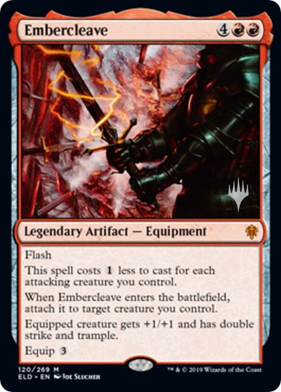 Embercleave (Promo Pack: Throne of Eldraine) Light Play Foil