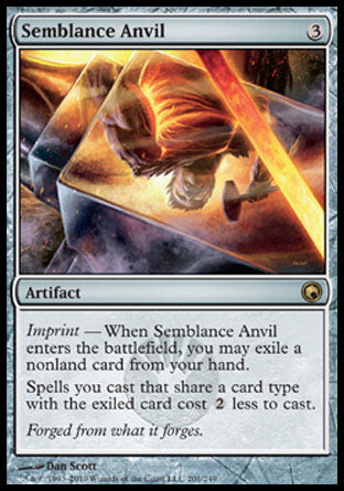 Semblance Anvil (Scars of Mirrodin) Light Play Foil
