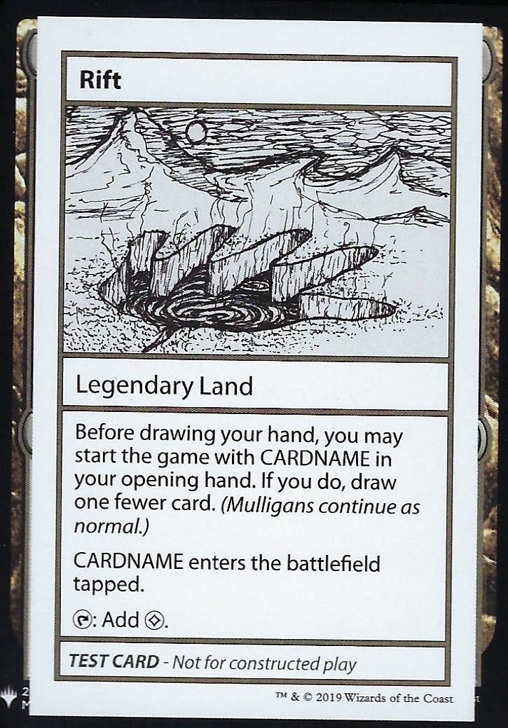 Rift (Mystery Booster Test Print) Medium Play