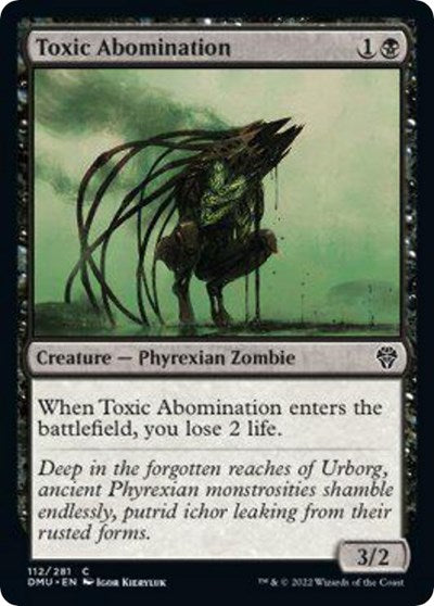 Toxic Abomination (Dominaria United) Near Mint