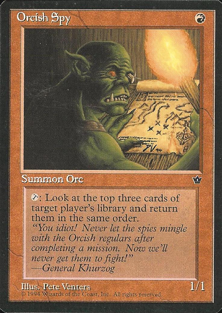 Orcish Spy (3) (Fallen Empires) Medium Play