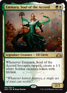 Emmara, Soul of the Accord (Guilds of Ravnica) Medium Play