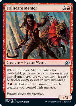 Frillscare Mentor (Ikoria: Lair of Behemoths) Near Mint Foil