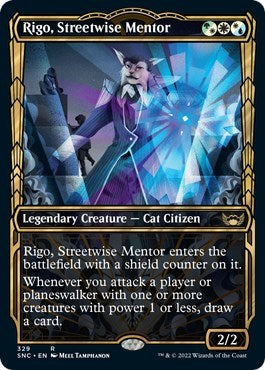 Rigo, Streetwise Mentor (Showcase) (Streets of New Capenna) Near Mint