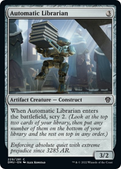 Automatic Librarian|15|0|0.00