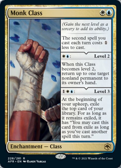 Monk Class (Adventures in the Forgotten Realms) Near Mint Foil