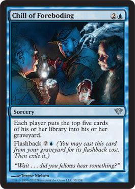 Chill of Foreboding (Dark Ascension) Light Play Foil