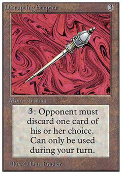 Disrupting Scepter (Unlimited) Heavy Play