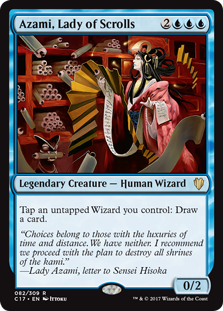 Azami, Lady of Scrolls (Commander 2017) Light Play