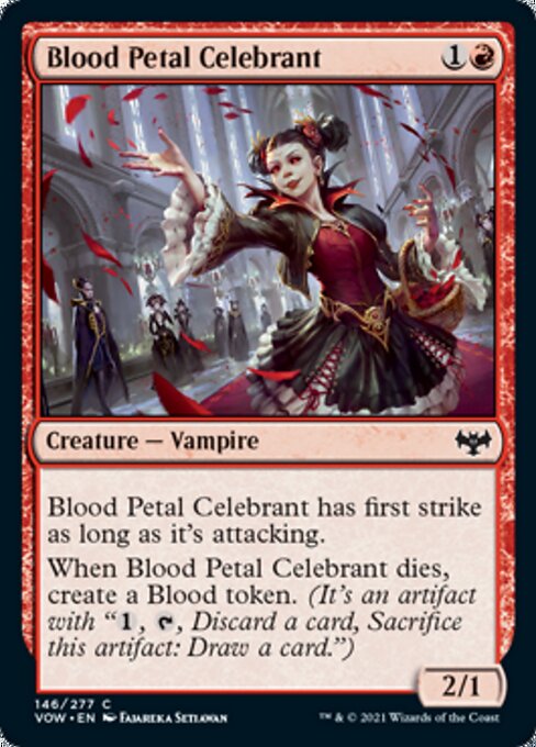Blood Petal Celebrant (Innistrad: Crimson Vow) Near Mint Foil