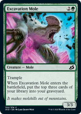 Excavation Mole (Ikoria: Lair of Behemoths) Near Mint Foil