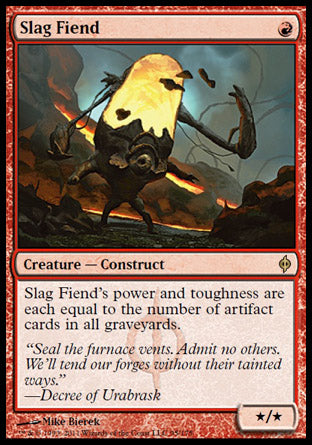 Slag Fiend (New Phyrexia) Medium Play