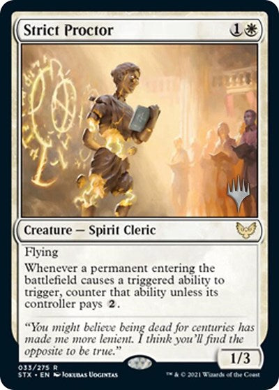 Strict Proctor (Promo Pack: Strixhaven) Near Mint