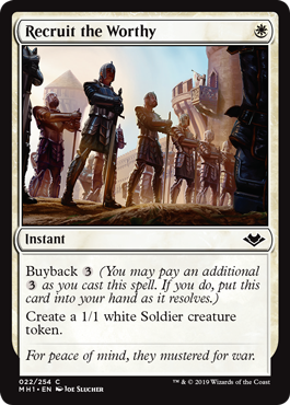 Recruit the Worthy (Modern Horizons) Near Mint