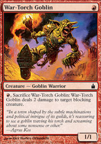 War-Torch Goblin (Ravnica) Near Mint