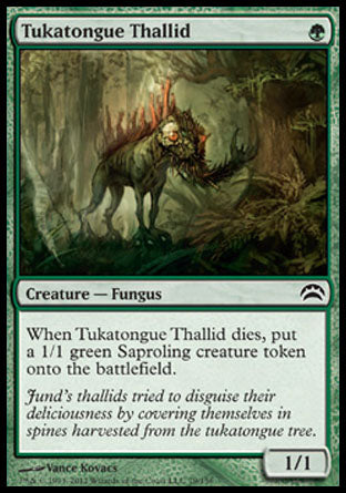 Tukatongue Thallid (Planechase 2012) Light Play