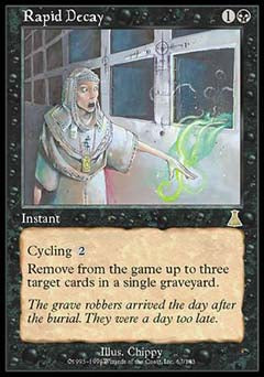 Rapid Decay (Urza's Destiny) Near Mint Foil