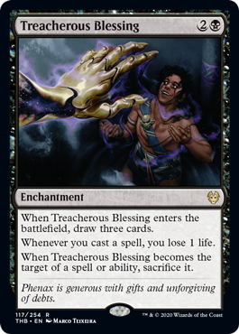 Treacherous Blessing (Theros Beyond Death) Light Play