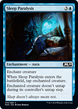 Sleep Paralysis (Magic 2020 Core Set) Near Mint
