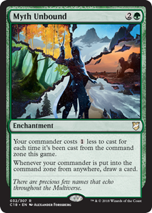 Myth Unbound (Commander 2018) Damaged / Poor
