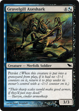 Gravelgill Axeshark (Shadowmoor) Medium Play