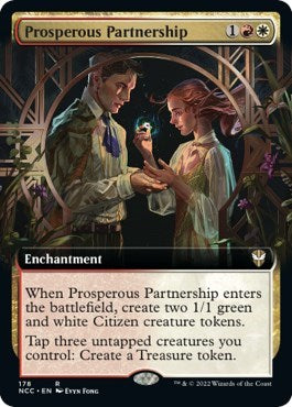 Prosperous Partnership (Extended Art) (Commander: Streets of New Capenna) Near Mint