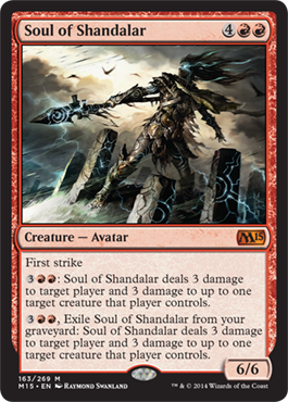 Soul of Shandalar (Magic 2015 Core Set) Medium Play