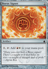 Boros Signet (Ravnica) Light Play Foil
