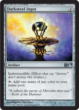 Darksteel Ingot (Magic 2014 Core Set) Light Play