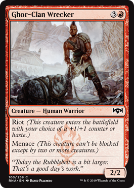 Ghor-Clan Wrecker (Ravnica Allegiance) Medium Play