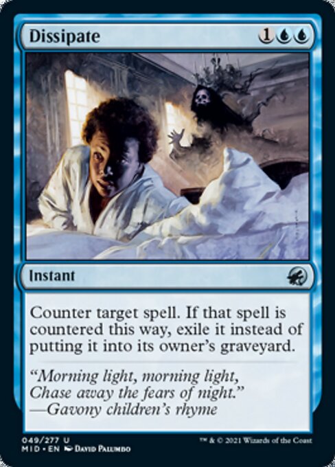 Dissipate (Innistrad: Midnight Hunt) Near Mint